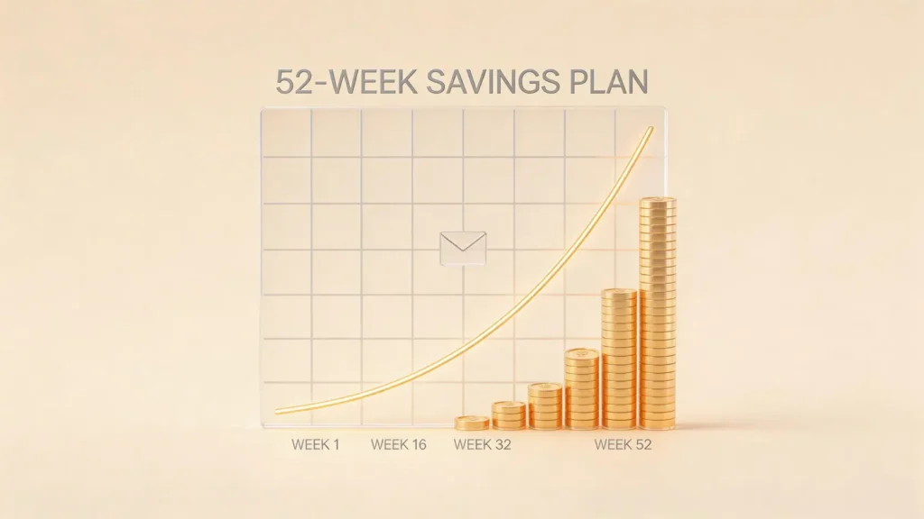 52週儲錢法挑戰全攻略：實測365儲錢、信封法，一年輕鬆多儲5位數！