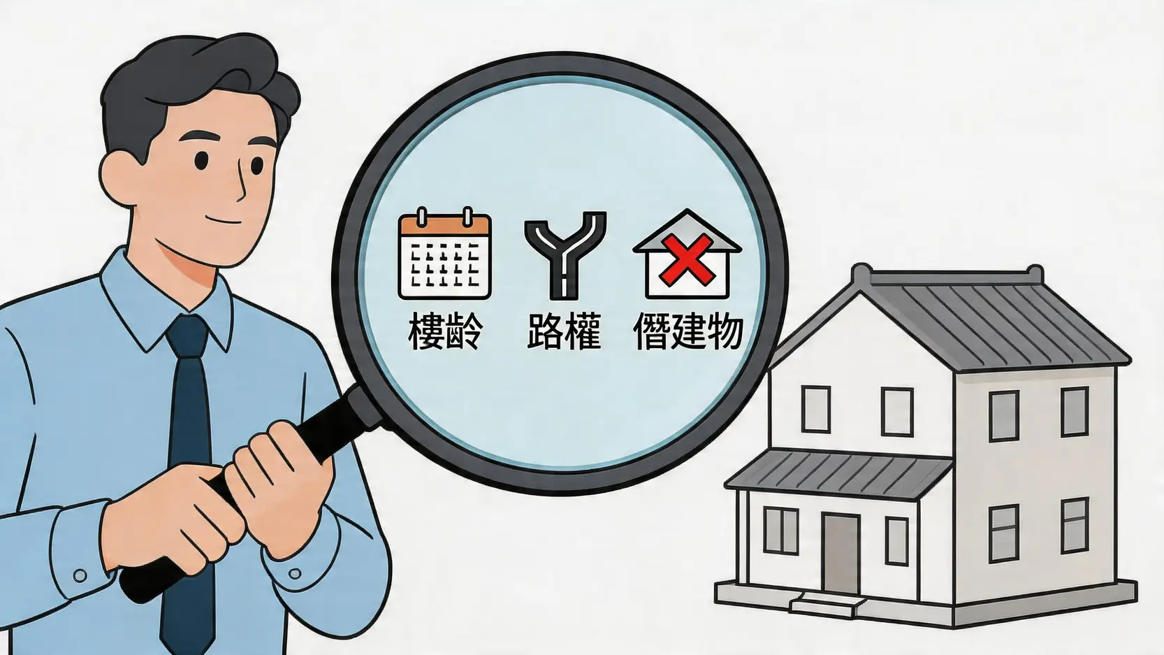 銀行審批村屋按揭時考量的三大關鍵因素:樓齡、路權和僭建物。